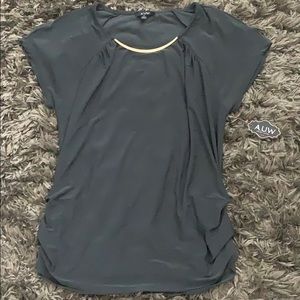 Gray + Gold Hardware Top